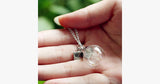 Natural Dandelion Seeds Wish Pendant - FREE SHIP DEALS