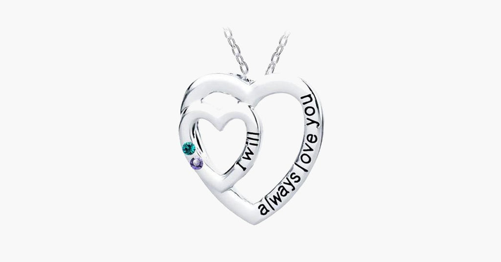 I Will Always Love You With Colored Stones - FREE SHIP DEALS