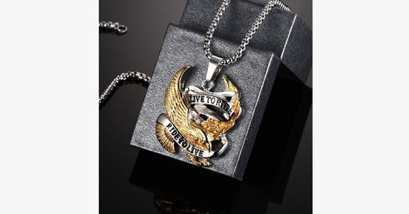 Live to Ride Pendant - FREE SHIP DEALS