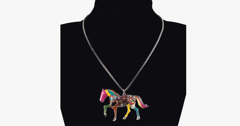 Horse Pendant Necklace - FREE SHIP DEALS
