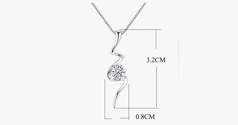 Crystal Bolt Necklace - FREE SHIP DEALS