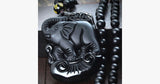 Natural Obsidian Elephant Necklace - FREE SHIP DEALS