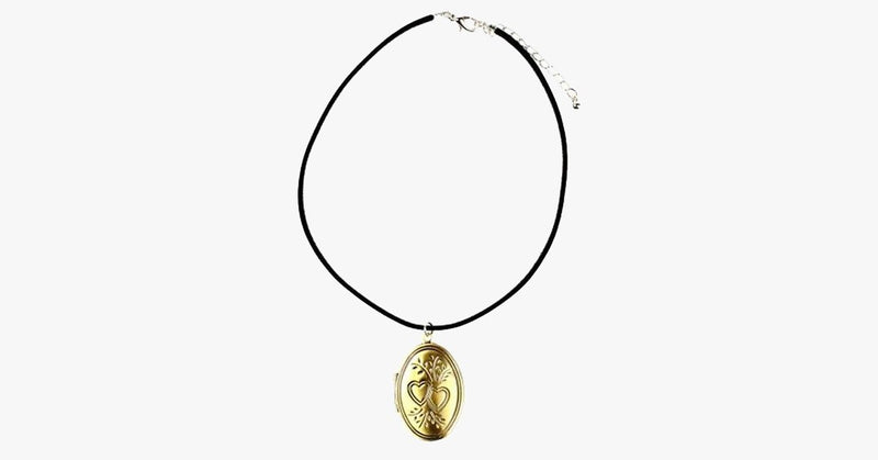 Locket Choker Necklace - FREE SHIP DEALS