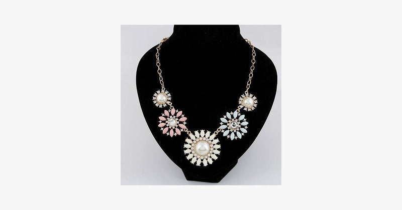 Floral Classic Statement Necklace - FREE SHIP DEALS