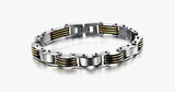 Golden Black Men's Bracelet - FREE SHIP DEALS