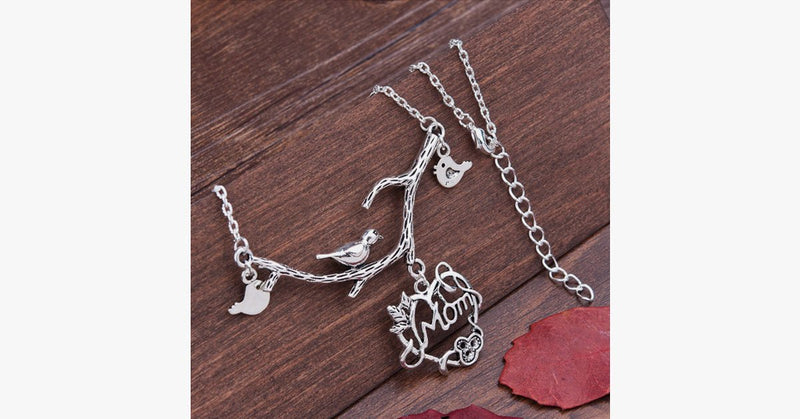 Nature's Love Heart Pendant Necklace - FREE SHIP DEALS