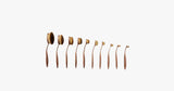 The Midas Touch' 10 Piece Oval Brush Set - FREE SHIP DEALS