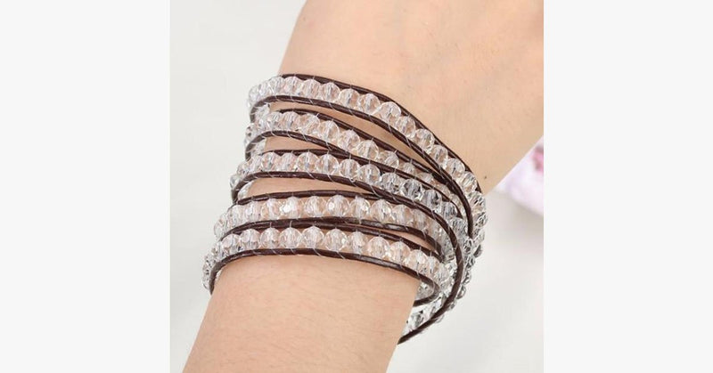Vintage Clarity Wrap Bracelet - FREE SHIP DEALS