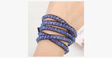 Blue Thunder Wrap Bracelet - FREE SHIP DEALS
