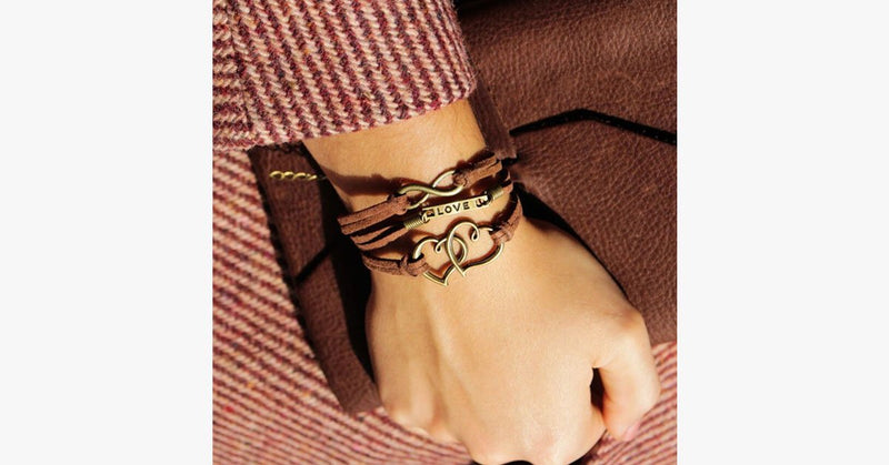 Vintage Double Heart Bracelet - FREE SHIP DEALS