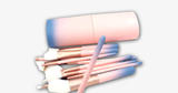 12 Piece Pink Ombre Brush Set - FREE SHIP DEALS