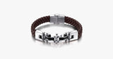 Armageddon Wing Men's Stainless Steel Bracelet (Brown) - FREE SHIP DEALS