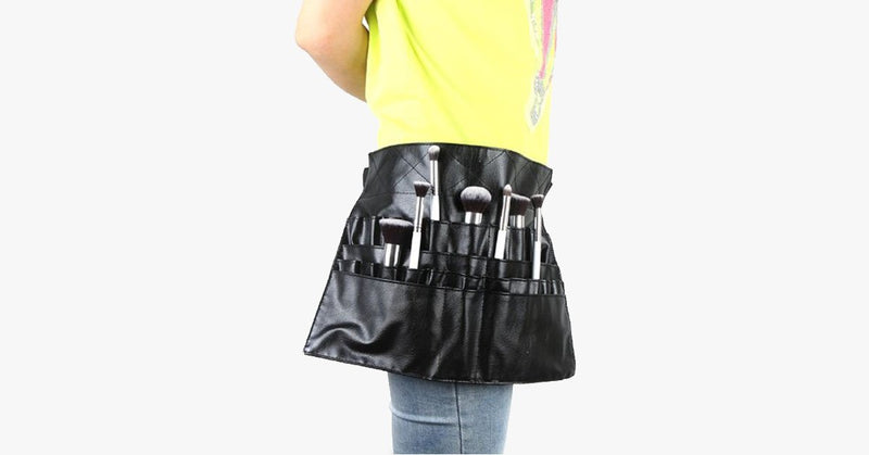 Professional Cosmetic Makeup Brush Apron - FREE SHIP DEALS
