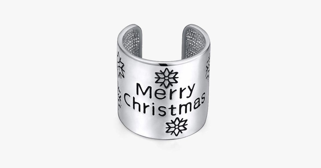 Christmas Cuff Ring - FREE SHIP DEALS