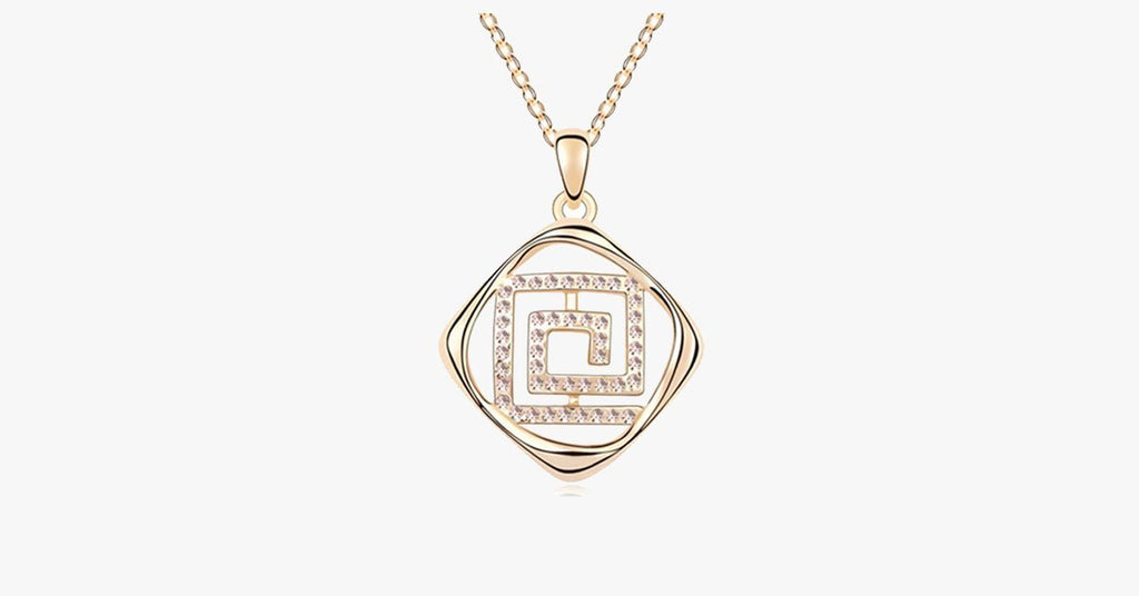 Florence Crystal Maze Pendant - FREE SHIP DEALS