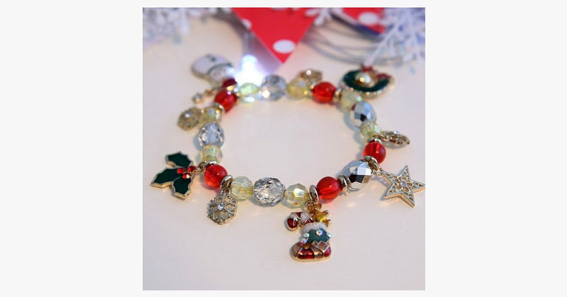 Christmas Family Charm Bracelet - FREE SHIP DEALS