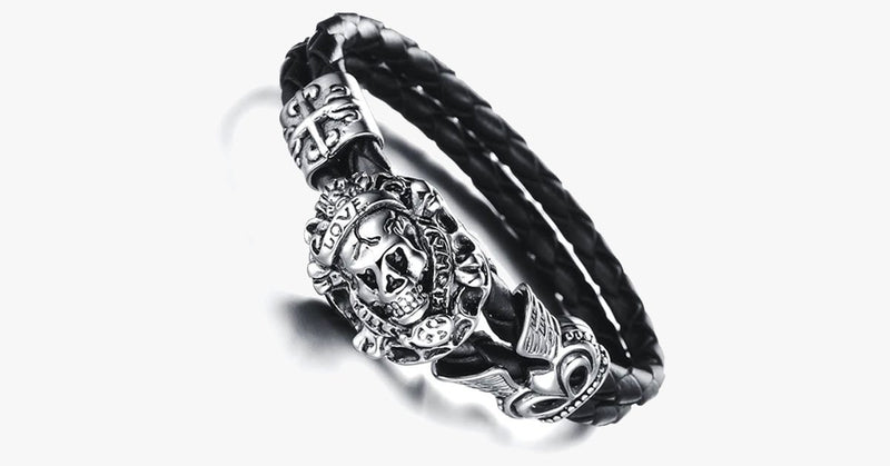 Pirate Skull Men's Bracelet