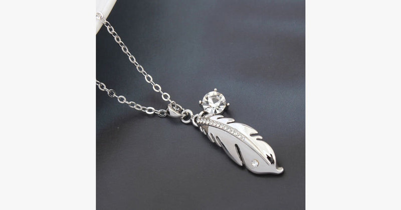 Silver Feather Pendant