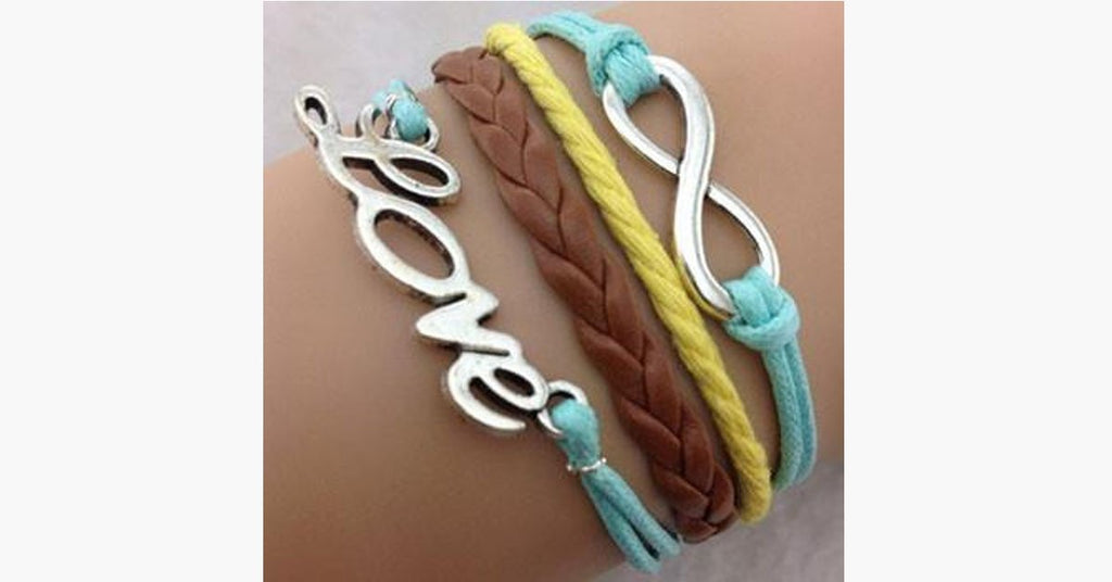 Infinity Love Multiple Braids