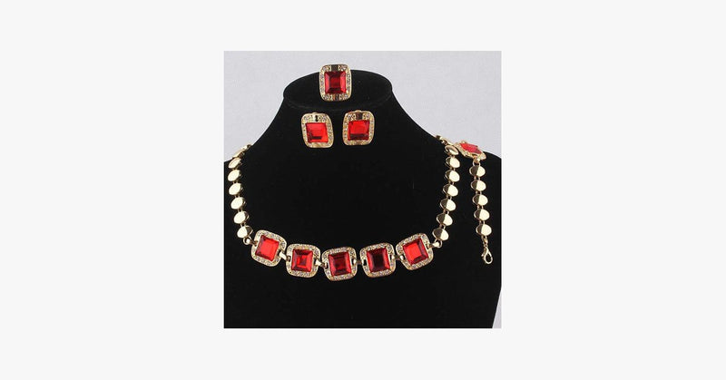 Bold Garnet Set - FREE SHIP DEALS