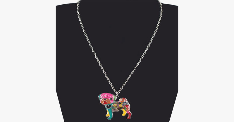 Pug Dog Pendant Necklace - FREE SHIP DEALS