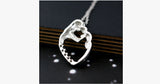 Mother Baby Love Heart Pendant - FREE SHIP DEALS