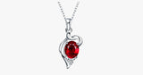 Elegant Ruby Crystal Necklace - FREE SHIP DEALS