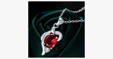Elegant Ruby Crystal Necklace - FREE SHIP DEALS