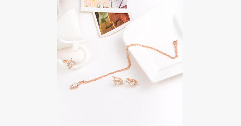 Austrian Crystal Bridesmaid Necklace Set - FREE SHIP DEALS
