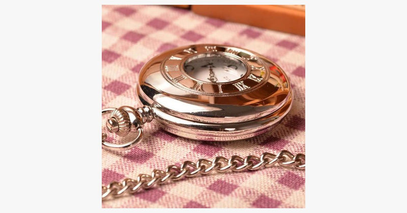 Elegant Silver Pocket Watch - FREE SHIP DEALS