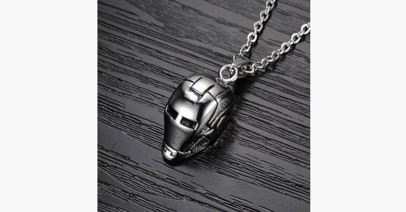 Iron Man Stainless Steel Pendant