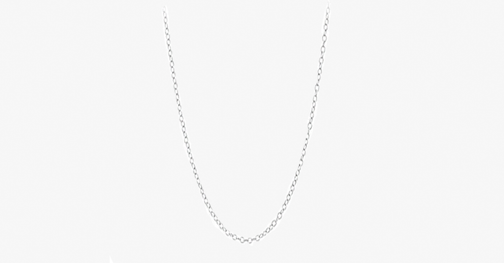 Silver 18" Cable Chain