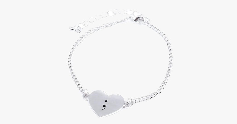Semicolon Link Bracelet