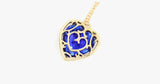 Embroidered Heart Necklace - FREE SHIP DEALS