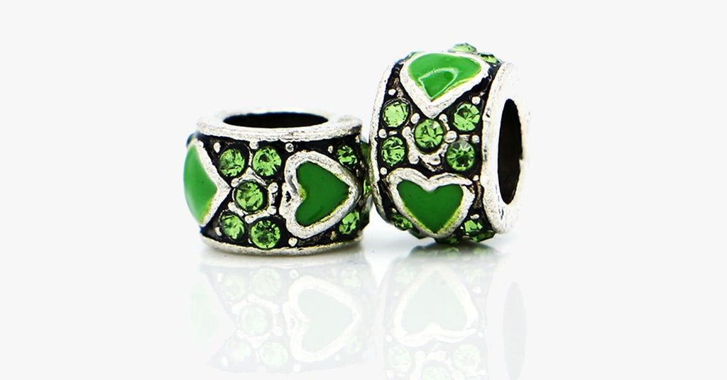 Green Heart Charm - FREE SHIP DEALS