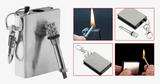 Emergency Fire Starter Flint Match Lighter Metal Camping Hiking Instant Survival Safety Durable - FREE SHIP DEALS
