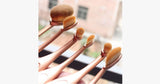 The Midas Touch' 10 Piece Oval Brush Set - FREE SHIP DEALS