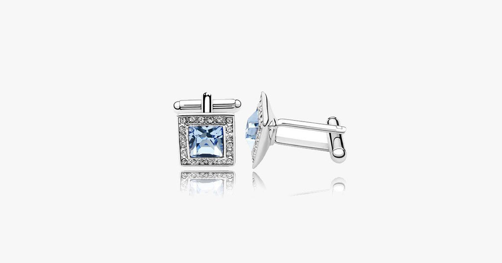 Delicate Crystal Rubic Cufflink - FREE SHIP DEALS