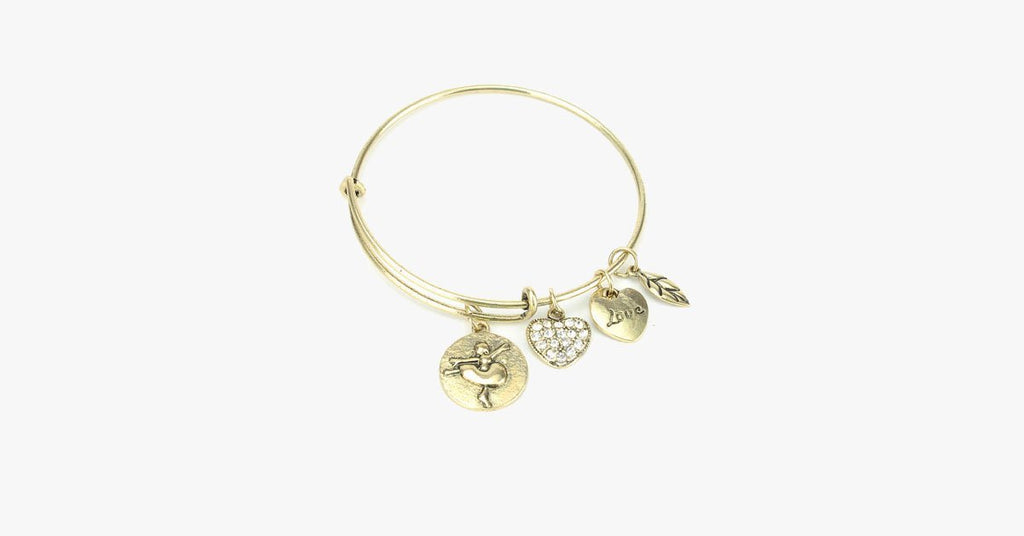 Ballet Love Charm Bangle - FREE SHIP DEALS