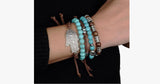 Hamsa Four Rope Turquoise Bracelet - FREE SHIP DEALS