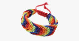 Rainbow Gay Pride Rope Bracelet - FREE SHIP DEALS