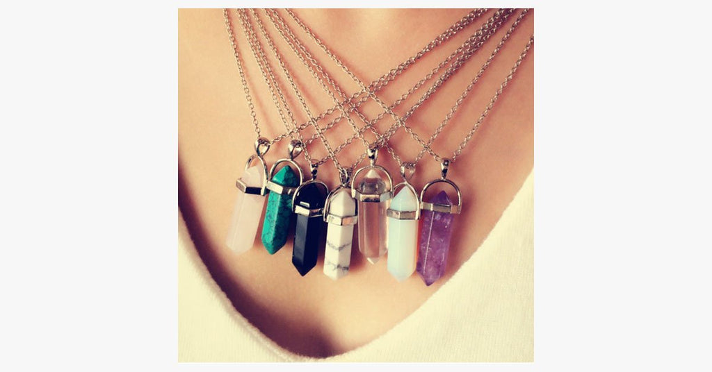 Colored Quartz Pendant - FREE SHIP DEALS