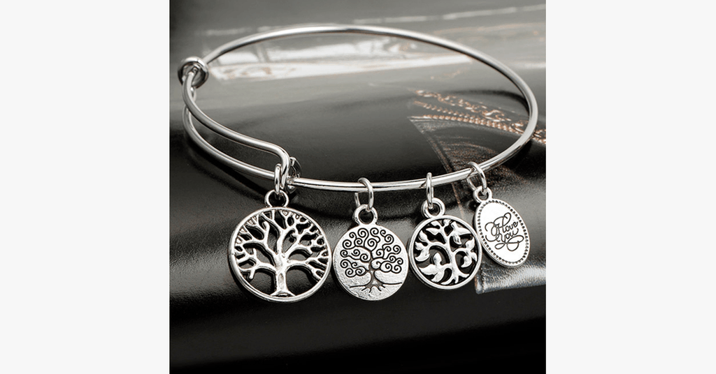 Tree of Life Enchanting Charm Bangle