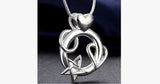 Heart and Star Combo Pendant Necklace - FREE SHIP DEALS