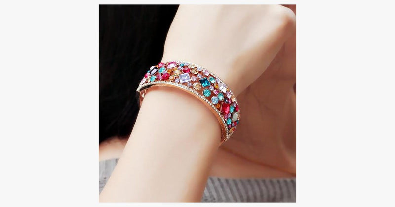 Colorful Crystal Bangle - FREE SHIP DEALS