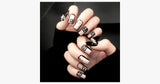 Black Rose Transparent Nails - FREE SHIP DEALS