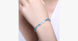 Single Strand Aquamarine Bracelet - FREE SHIP DEALS