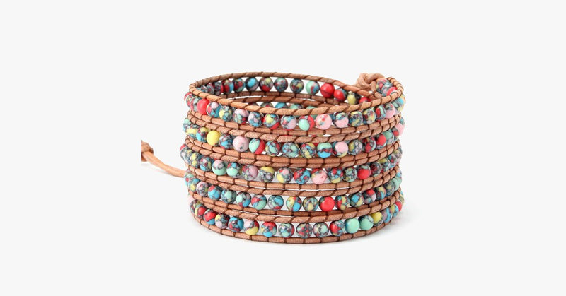 Beautiful Colourful Mess Wrap Bracelet - FREE SHIP DEALS
