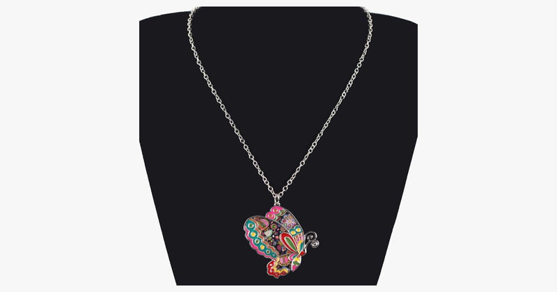 Butterfly Pendant Necklace - FREE SHIP DEALS
