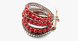 Red Desert Hex Wrap Bracelet - FREE SHIP DEALS